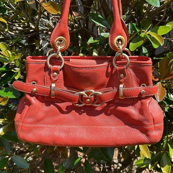 Wilson’s leather burnt orange handbag - Picture 2 of 9